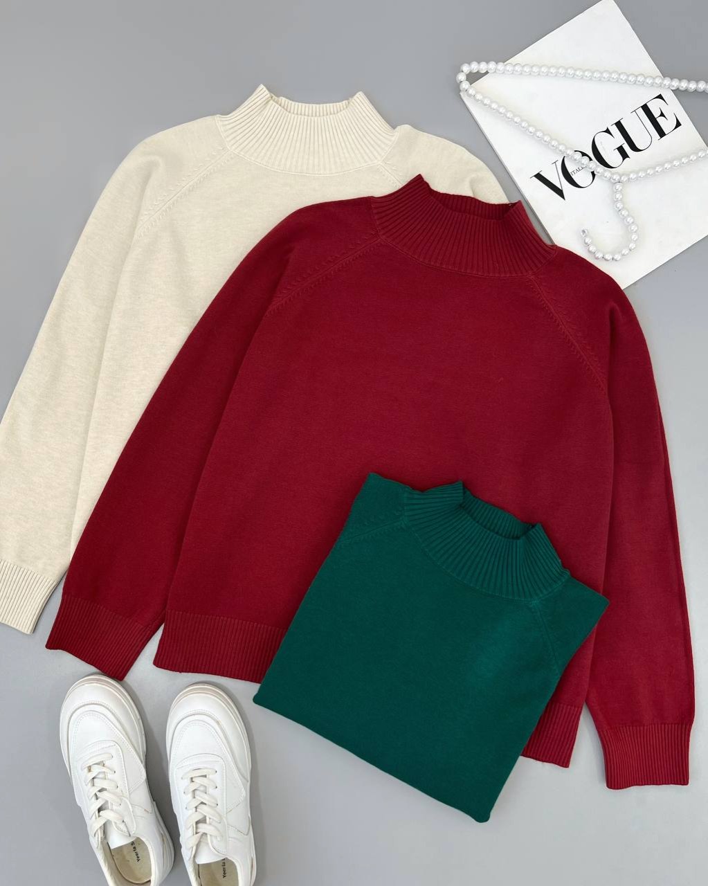 پلیور بافت ساده هفت رنگ کد 4364