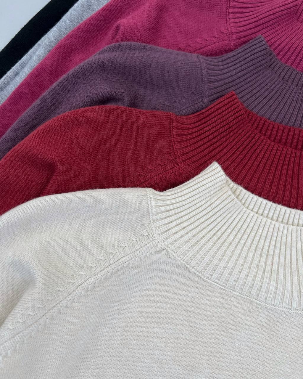 پلیور بافت ساده هفت رنگ کد 4364