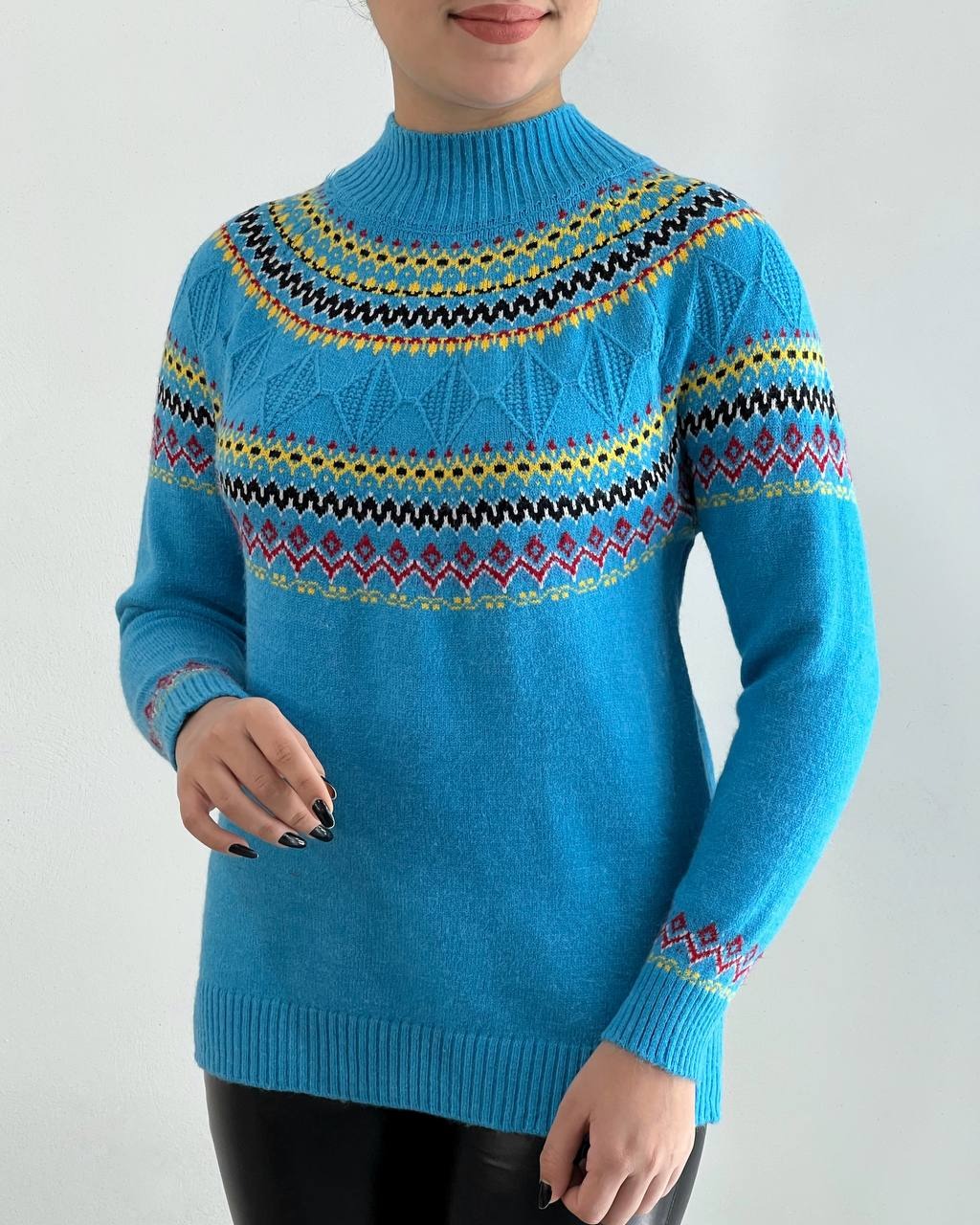 پلیور بافت سنتی 3 رنگ کد 4368