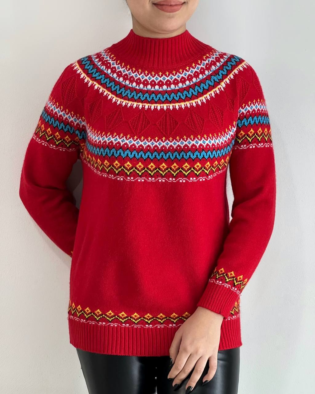 پلیور بافت سنتی 3 رنگ کد 4368