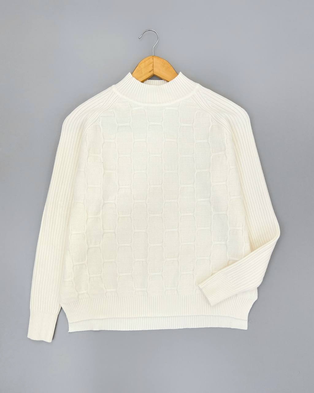 پلیور بافت یقه گرد کد 4377