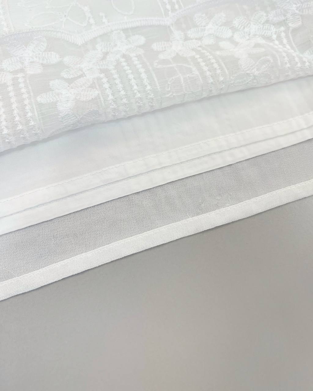 شومیز تمام گلدوزی آستین پلیسه کد 4382