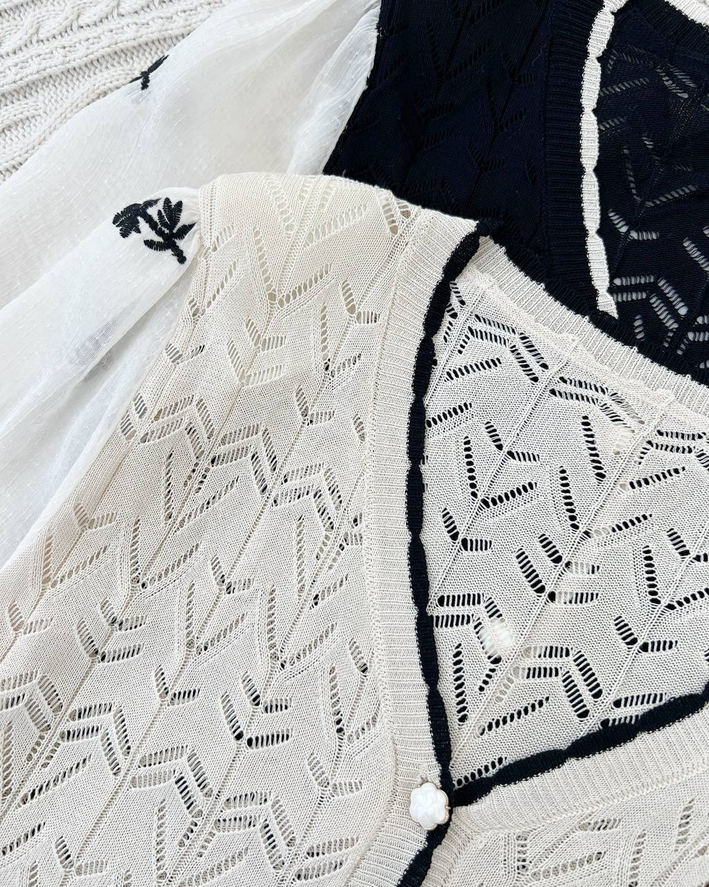 کاردیگان بافت استین گلدوزی کد 4385