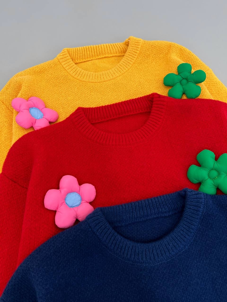 پلیور بافت گلبرگ گل برجسته کد 4388