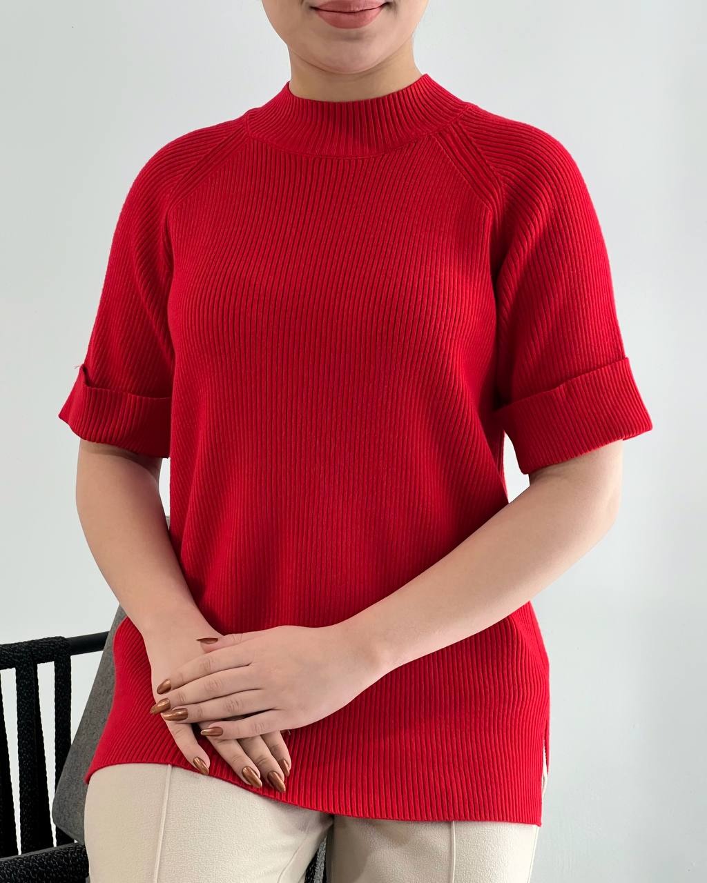 بلوز بافت آستین دوبل گپ کد 4396