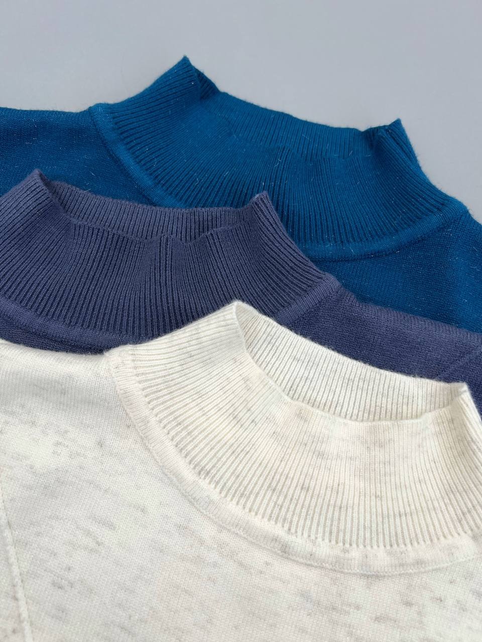 پلیور بافت شاین دار دکمه کد 4398