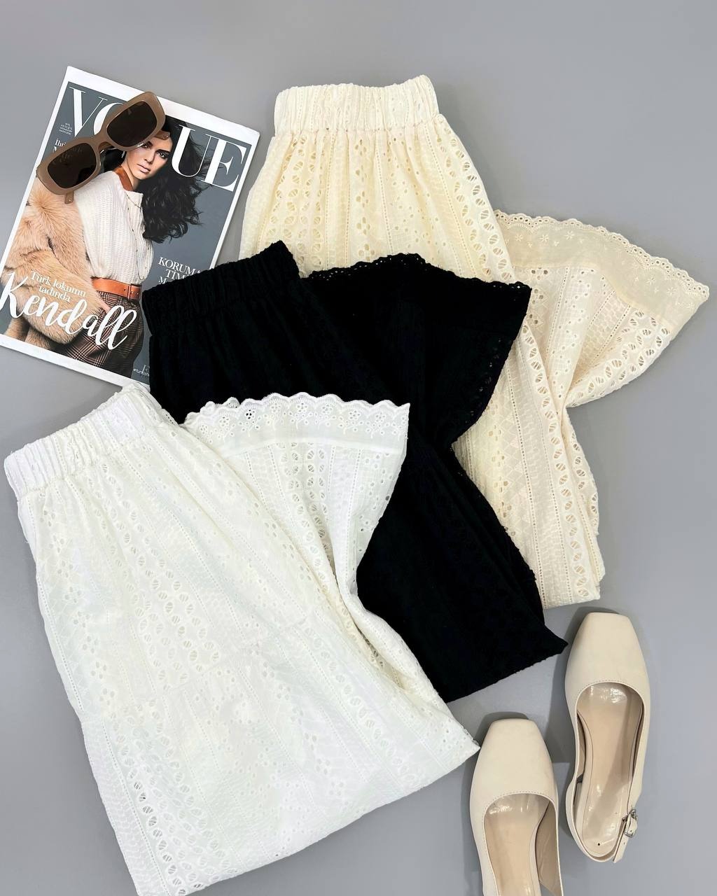 دامن تمام خامه دوزی بلند کد 4399