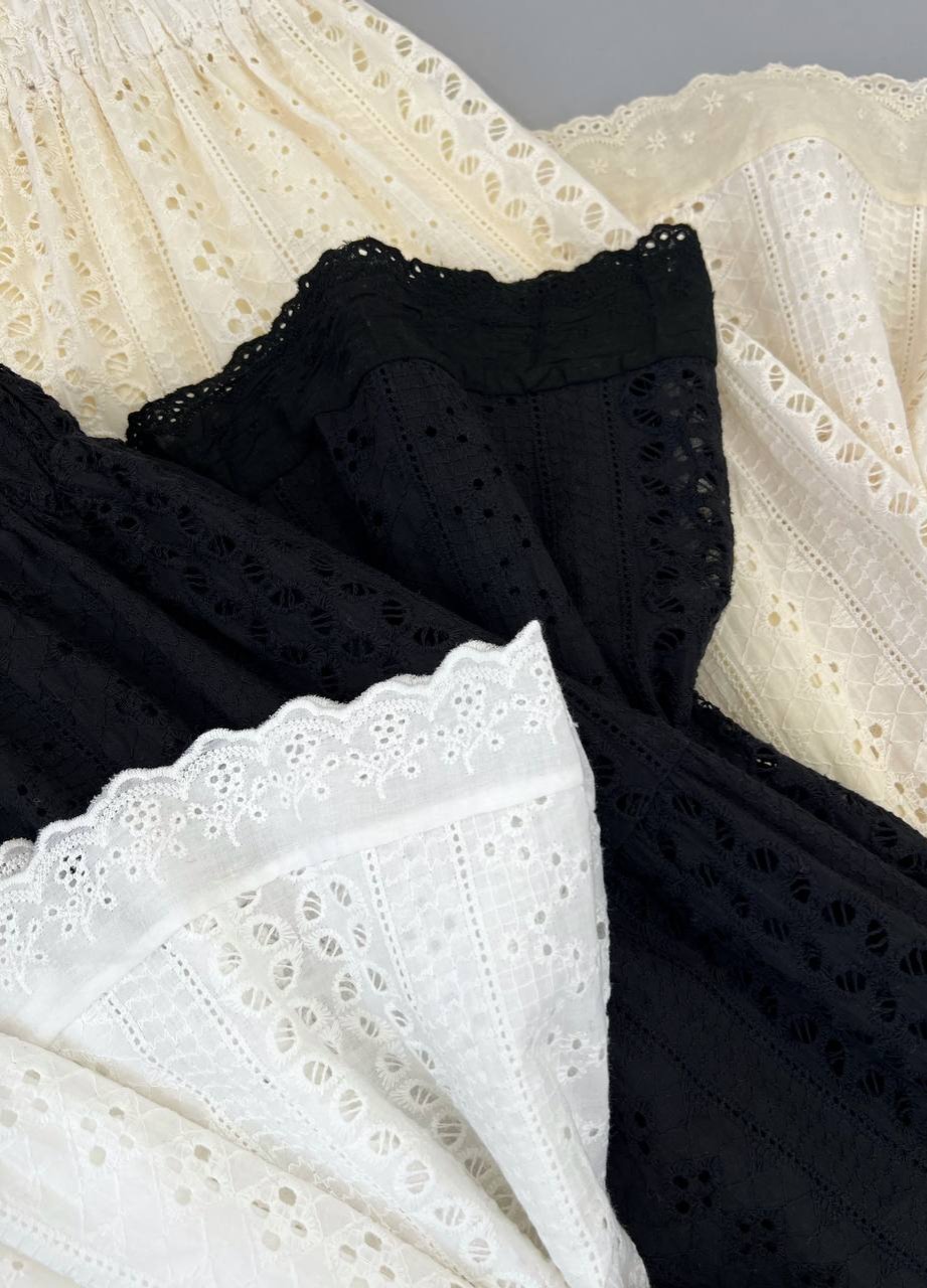 دامن تمام خامه دوزی بلند کد 4399