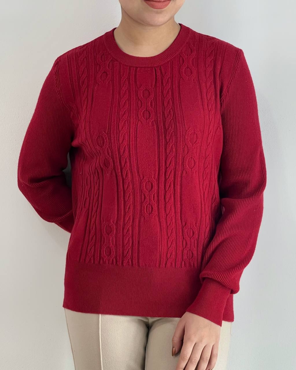 پلیور بافت آستین مچی گپ کد 4407