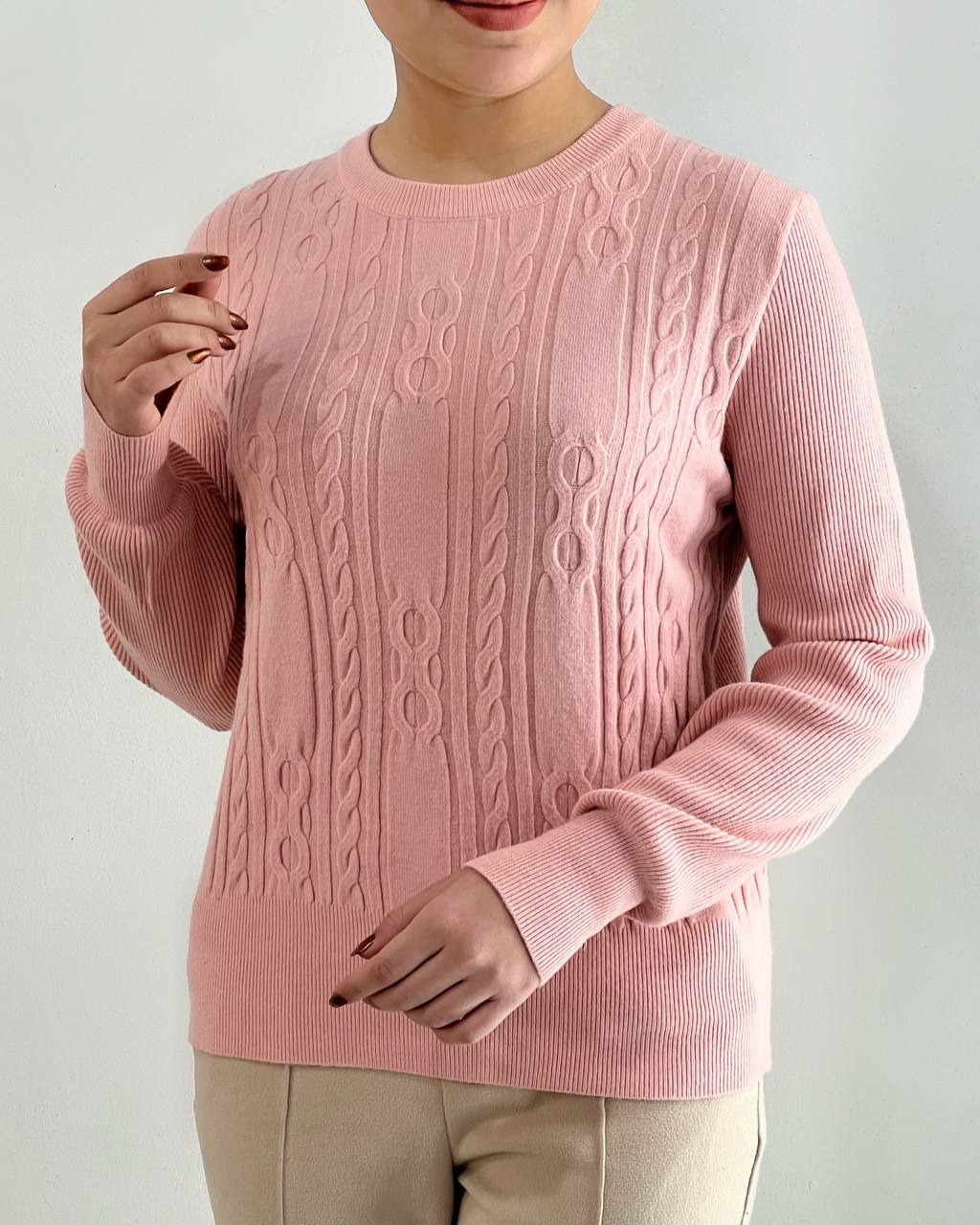 پلیور بافت آستین مچی گپ کد 4407