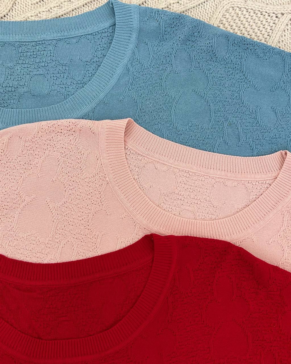 بلوز بافت آستین کیمونو کد4408