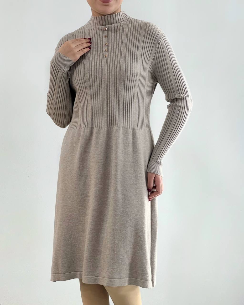 پیراهن بافت چهار رنگ کد 4411