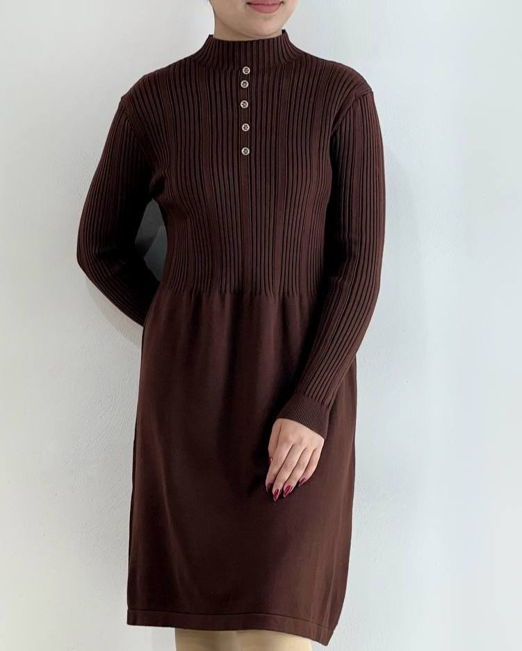 پیراهن بافت چهار رنگ کد 4411