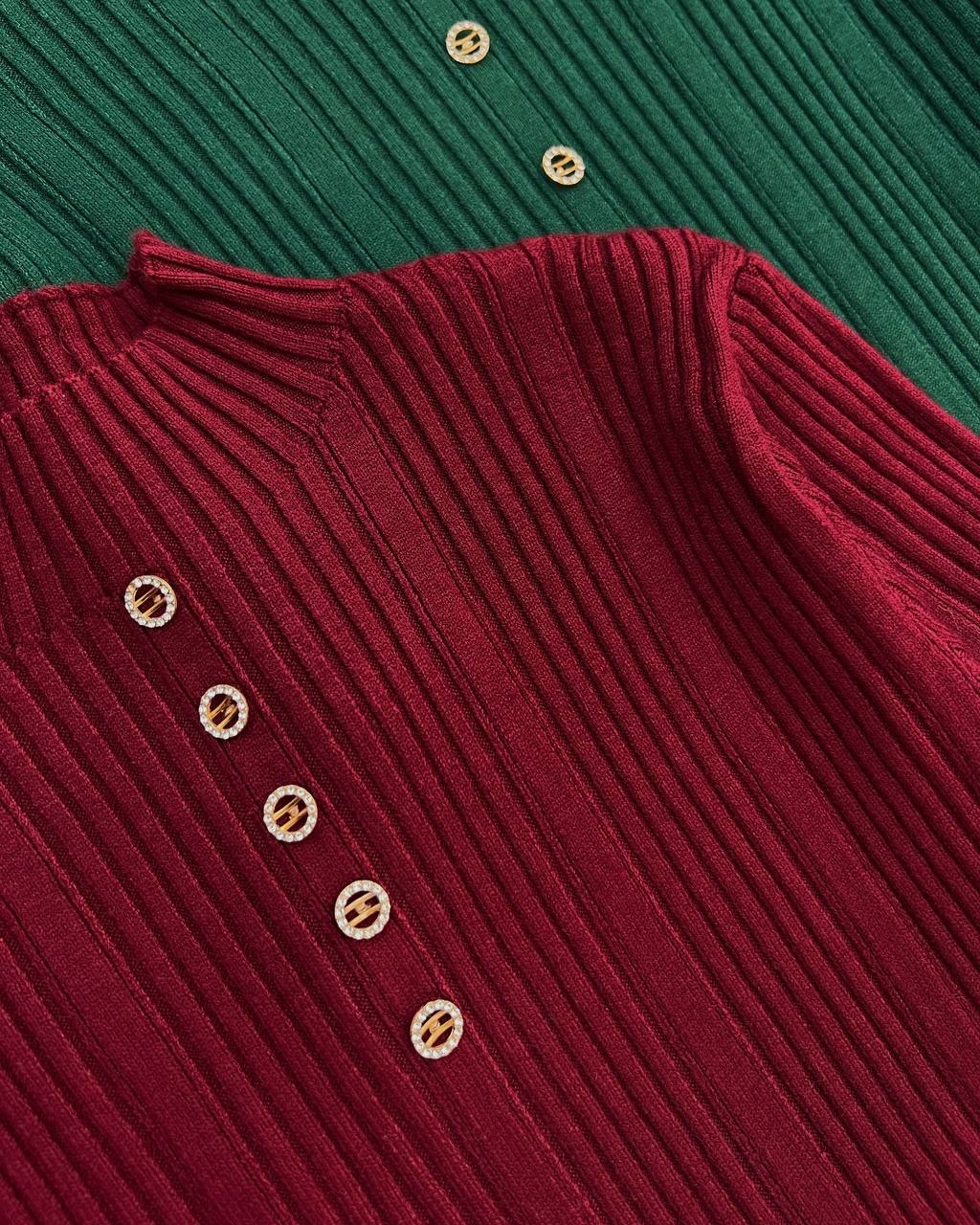 پیراهن بافت چهار رنگ کد 4411