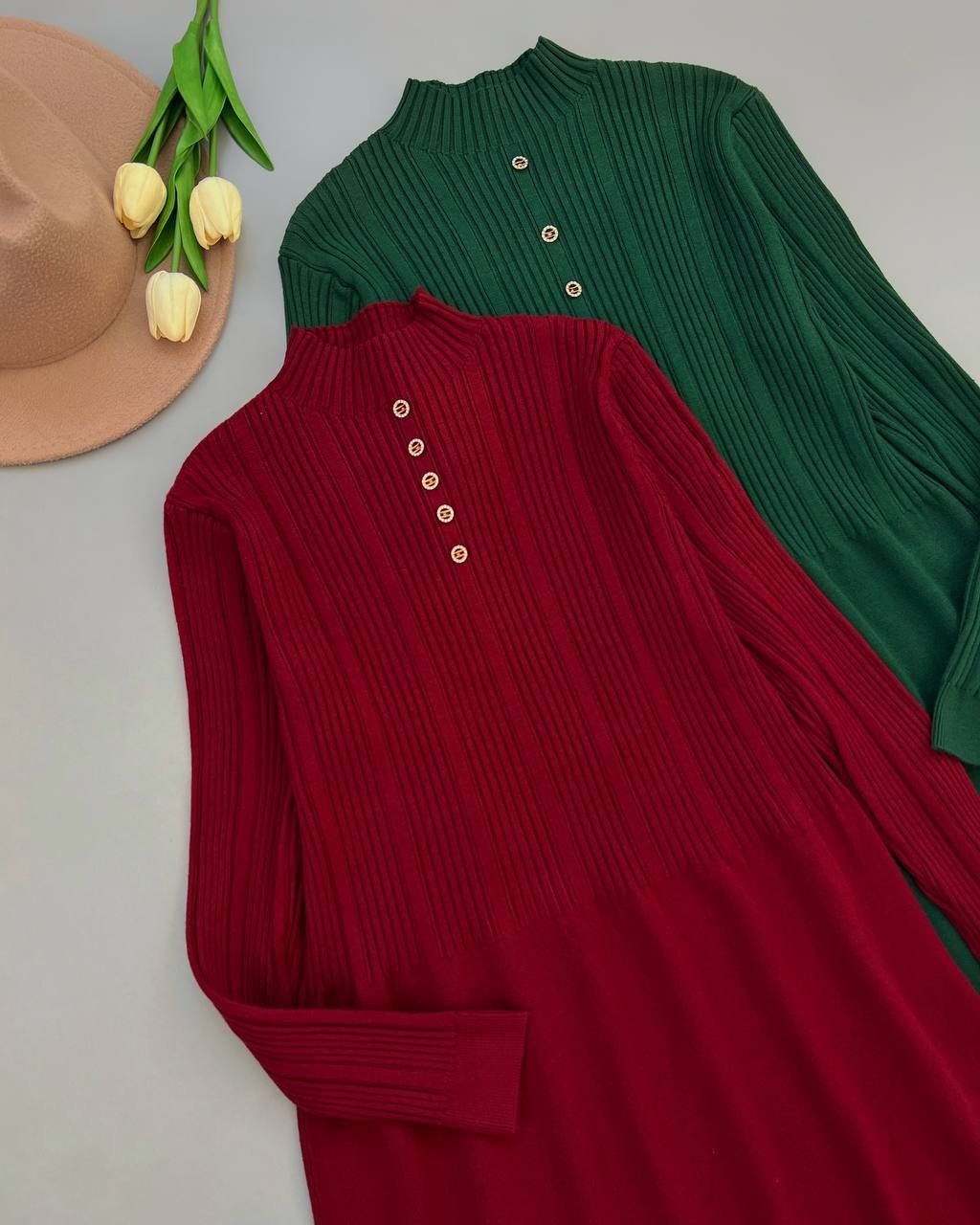 پیراهن بافت چهار رنگ کد 4411