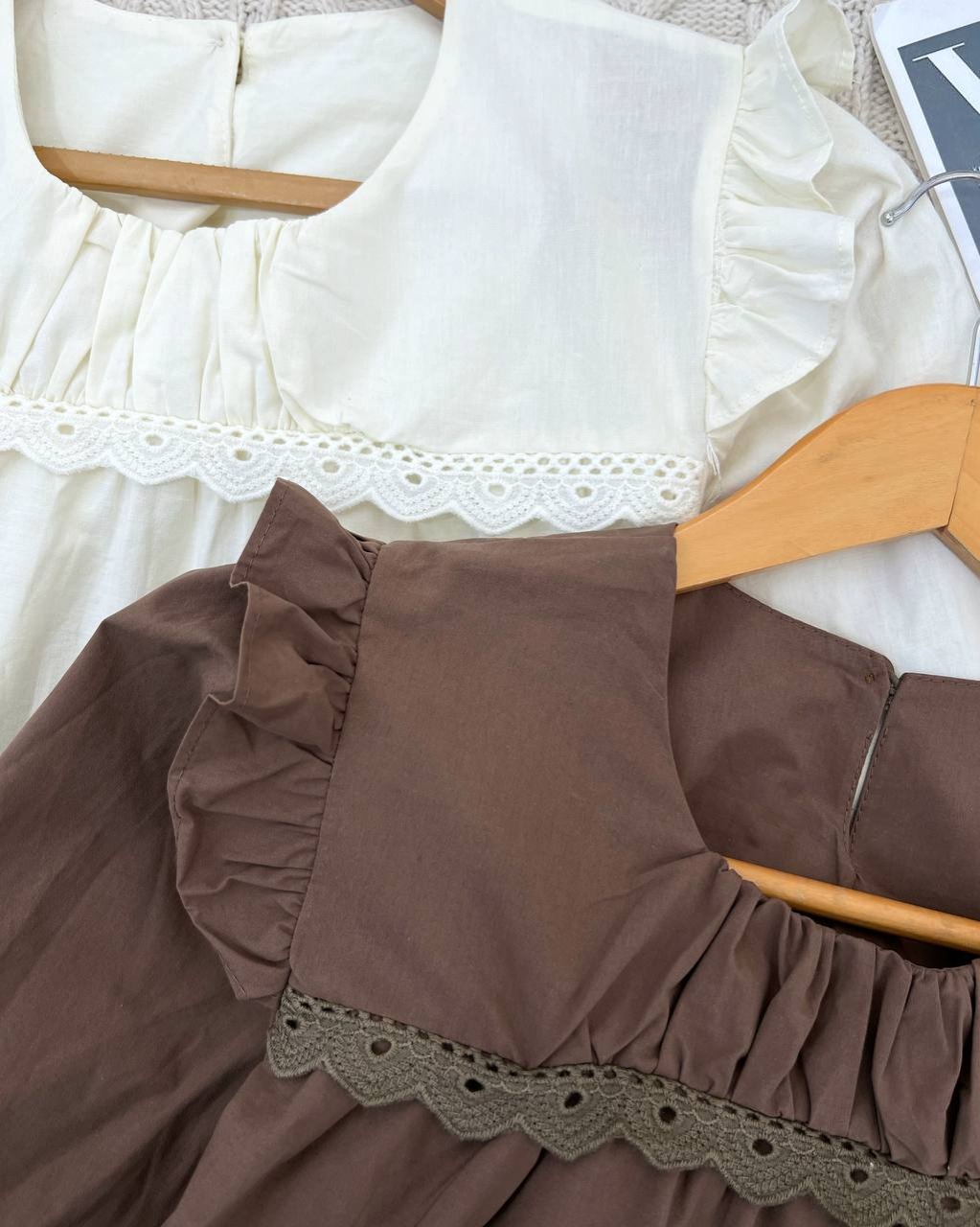 شومیز پوپلین نخ نوار خامه دوزی کد 4413