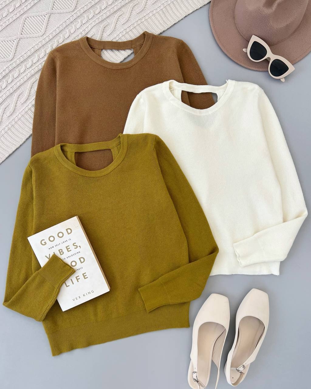 پلیور بافت ساده گپ کبریتی کد 4419