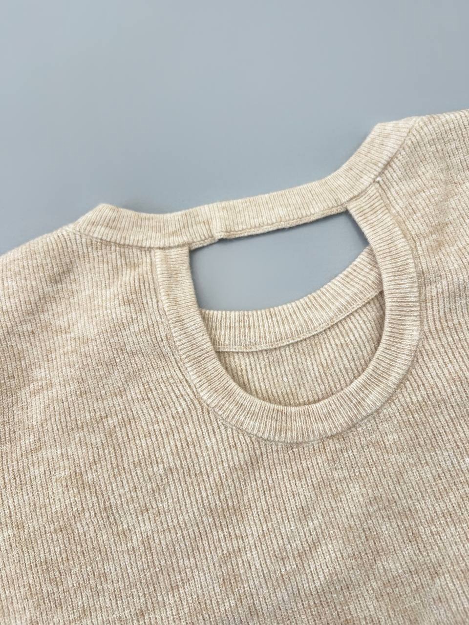 پلیور بافت ساده گپ کبریتی کد 4419