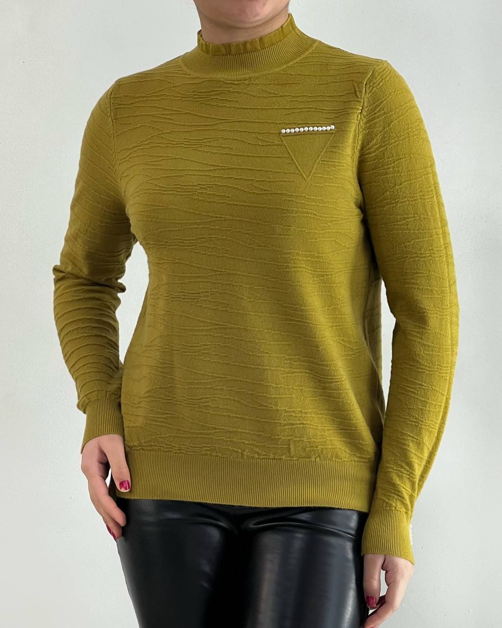 پلیور بافت یقه چین گپ کد 4421
