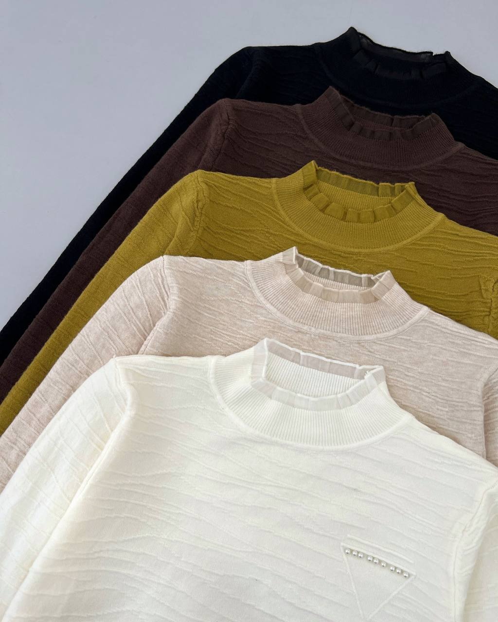 پلیور بافت یقه چین گپ کد 4421