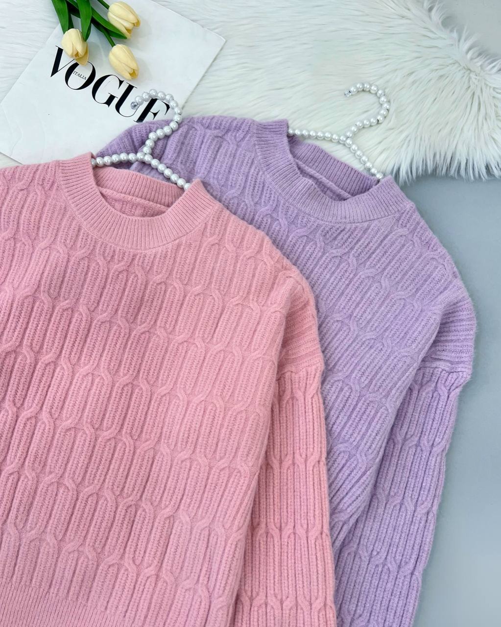 پلیور بافت گرماژ بالا سه رنگ کد 4428