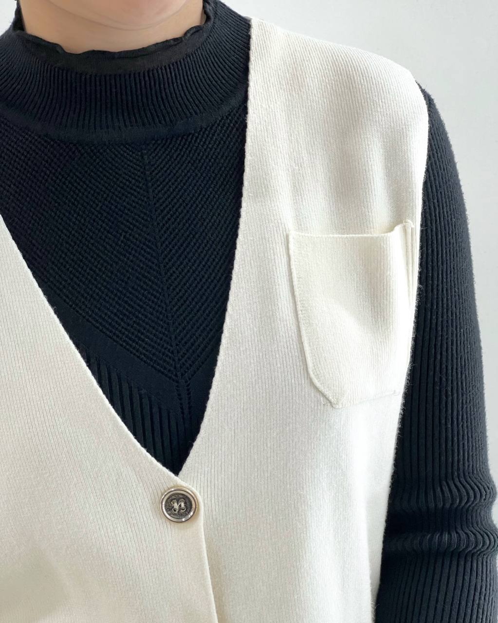 ست جلیقه و دامن بلند کد 4429