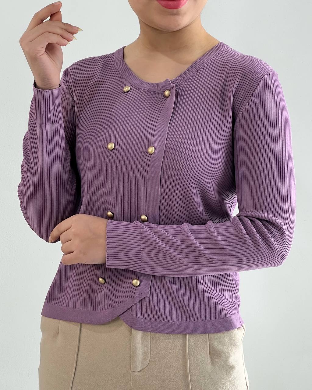 کاردیگان بافت جلو دکمه کد 4432