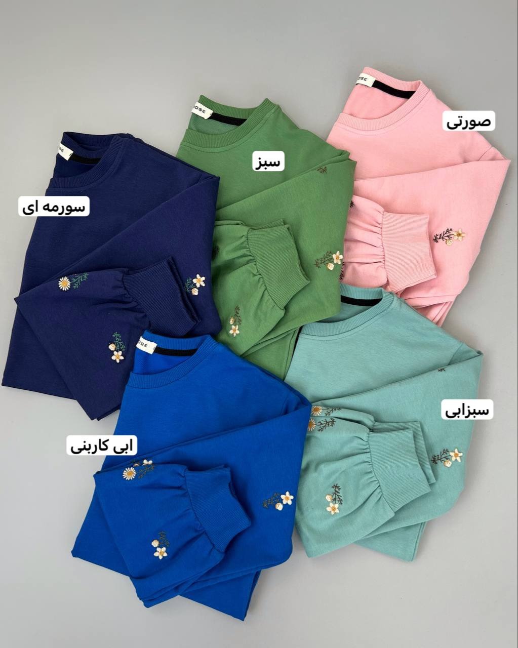 بلوز دورس آستین گلدوزی کد 4436