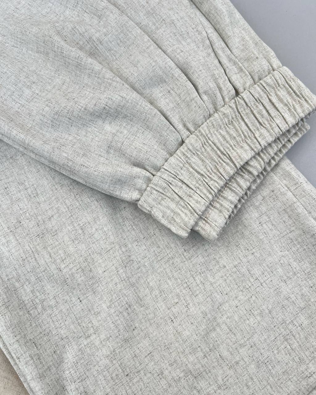 شلوار لینن پیلی دار کد 4440