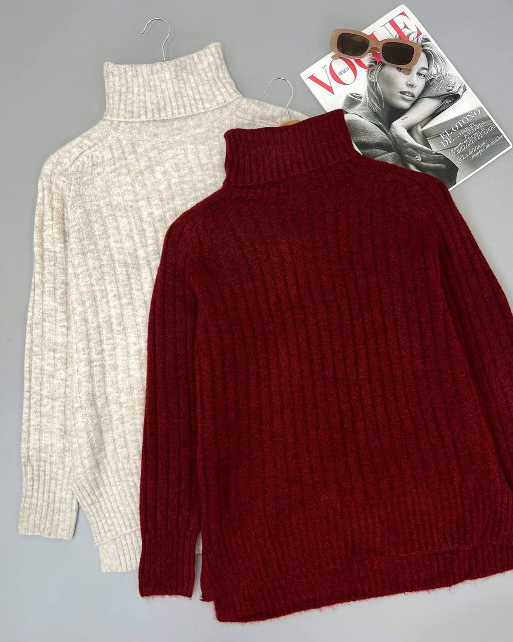 پلیور بافت یقه اسکی گرماژ بالا کد 4441