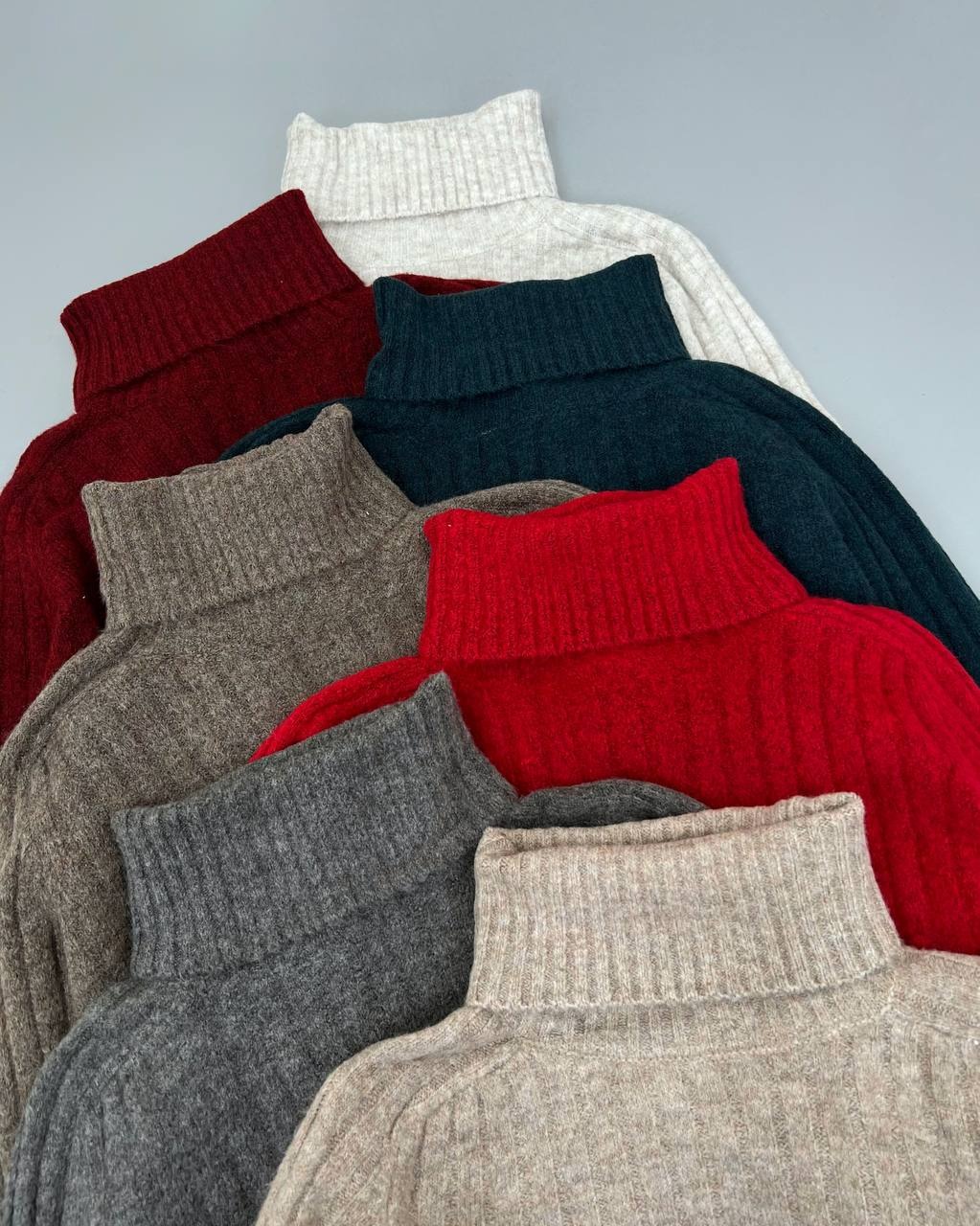 پلیور بافت یقه اسکی گرماژ بالا کد 4441
