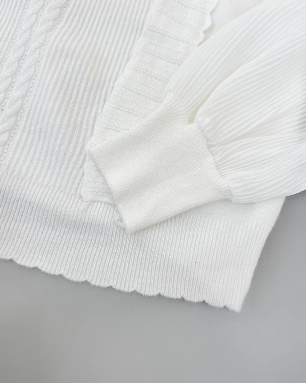 پلیور بافت آستین پلیسه گپ کد 4443