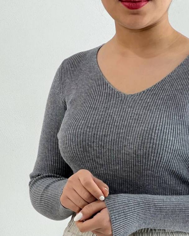 پلیور بافت گپ یقه 7 کد 4444