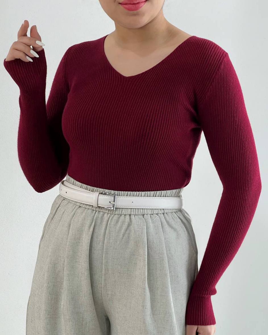 پلیور بافت گپ یقه 7 کد 4444