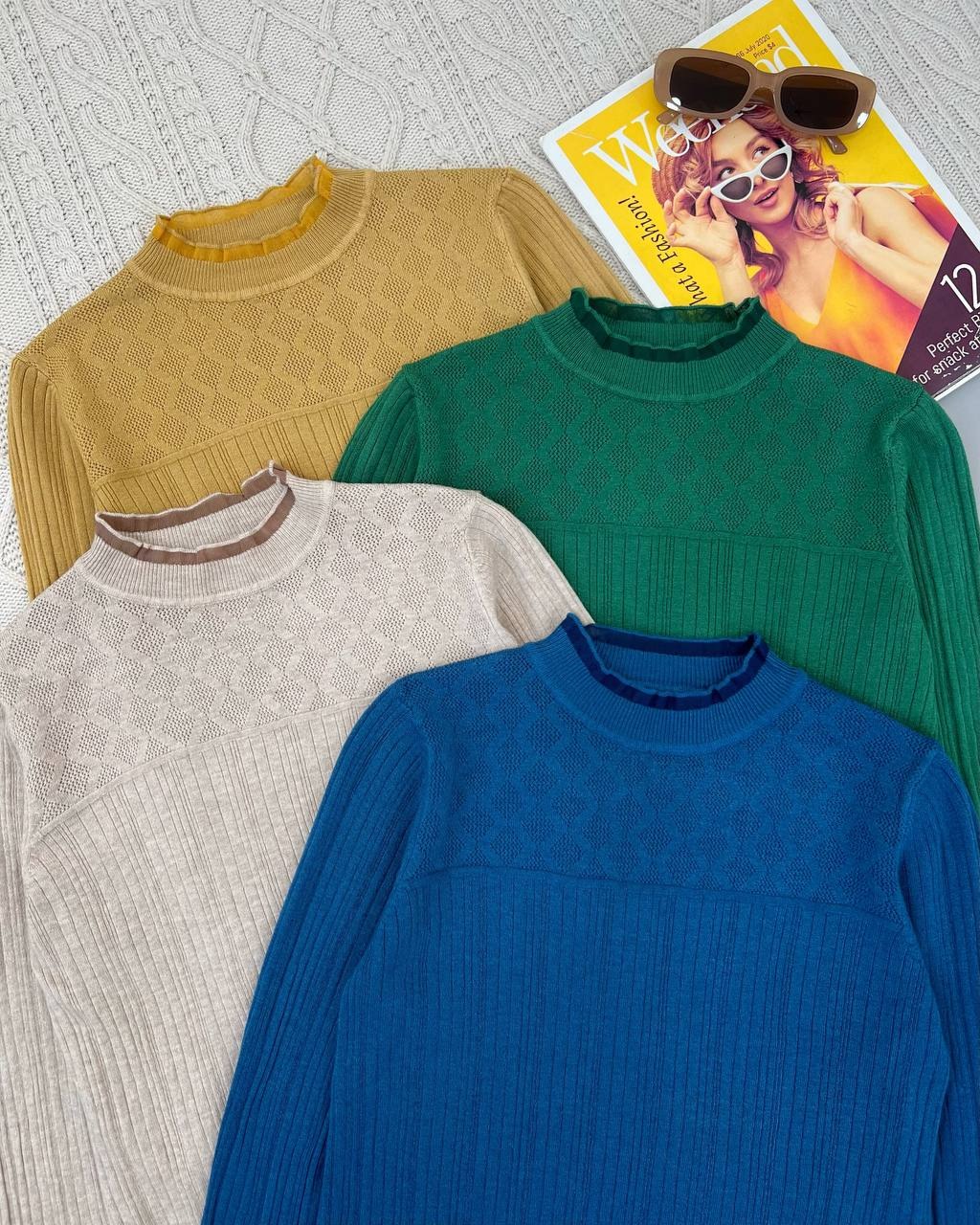 پلیور بافت یقه چین گپ کد 4448