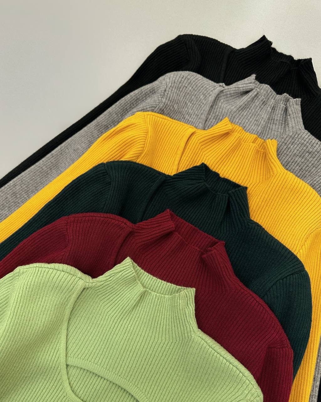 پلیور بافت یقه ایستاده کد 4451