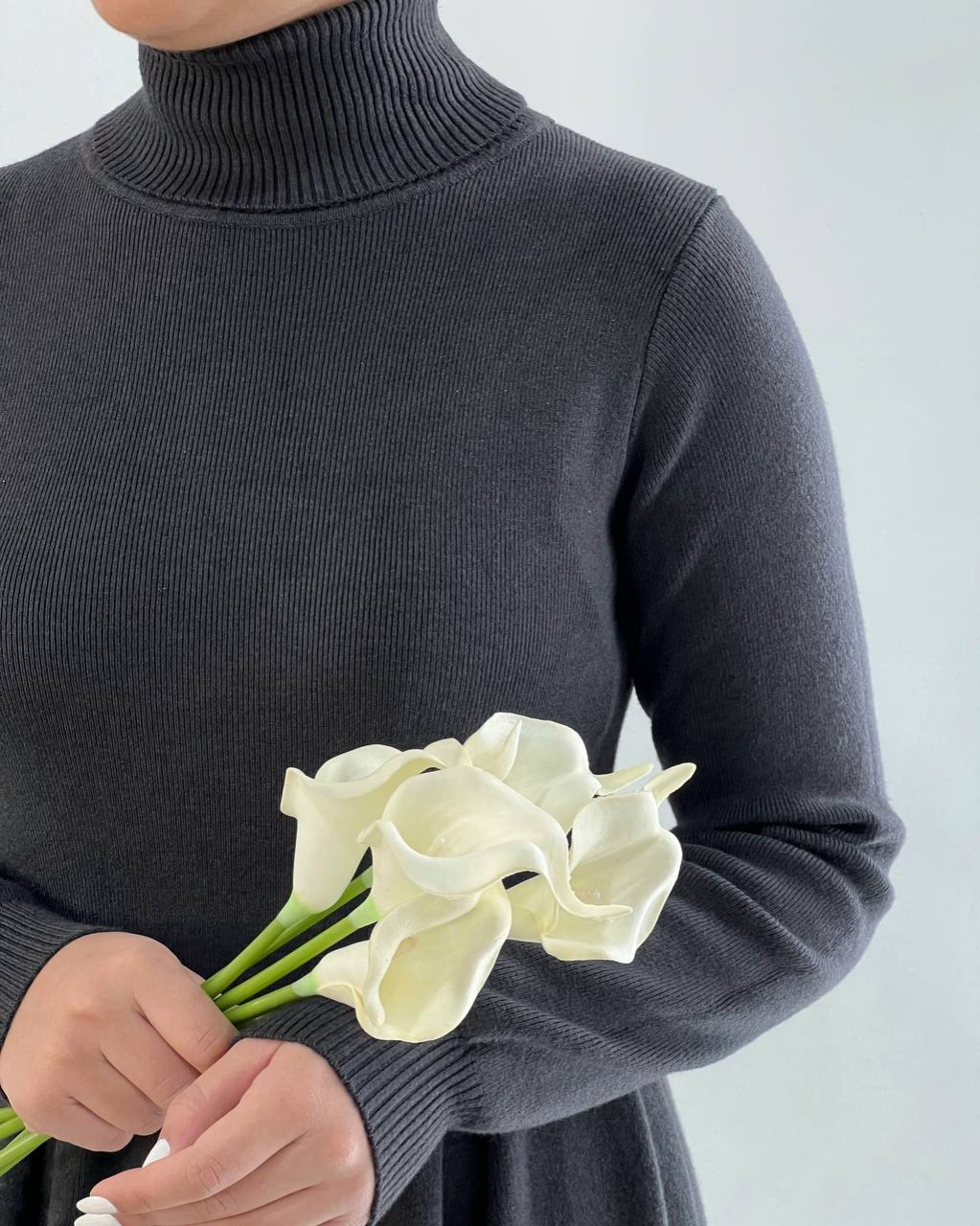 پیراهن بافت گپ پیلی دار کد 4453