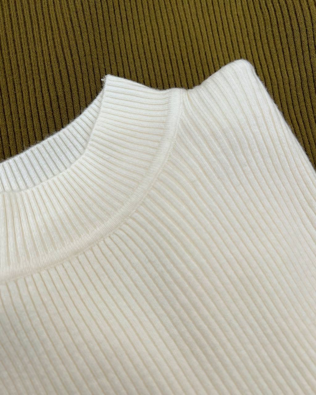 پلیور بافت استین مُچی کد 4454