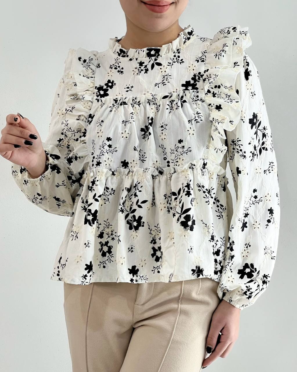 شومیز خامه دوزی اوردر کد 4457