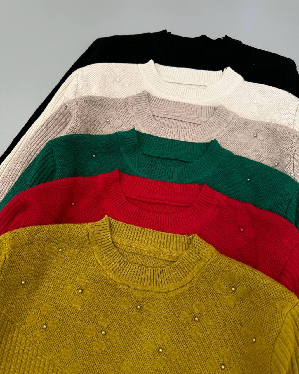 پلیور بافت مروارید کد 4461