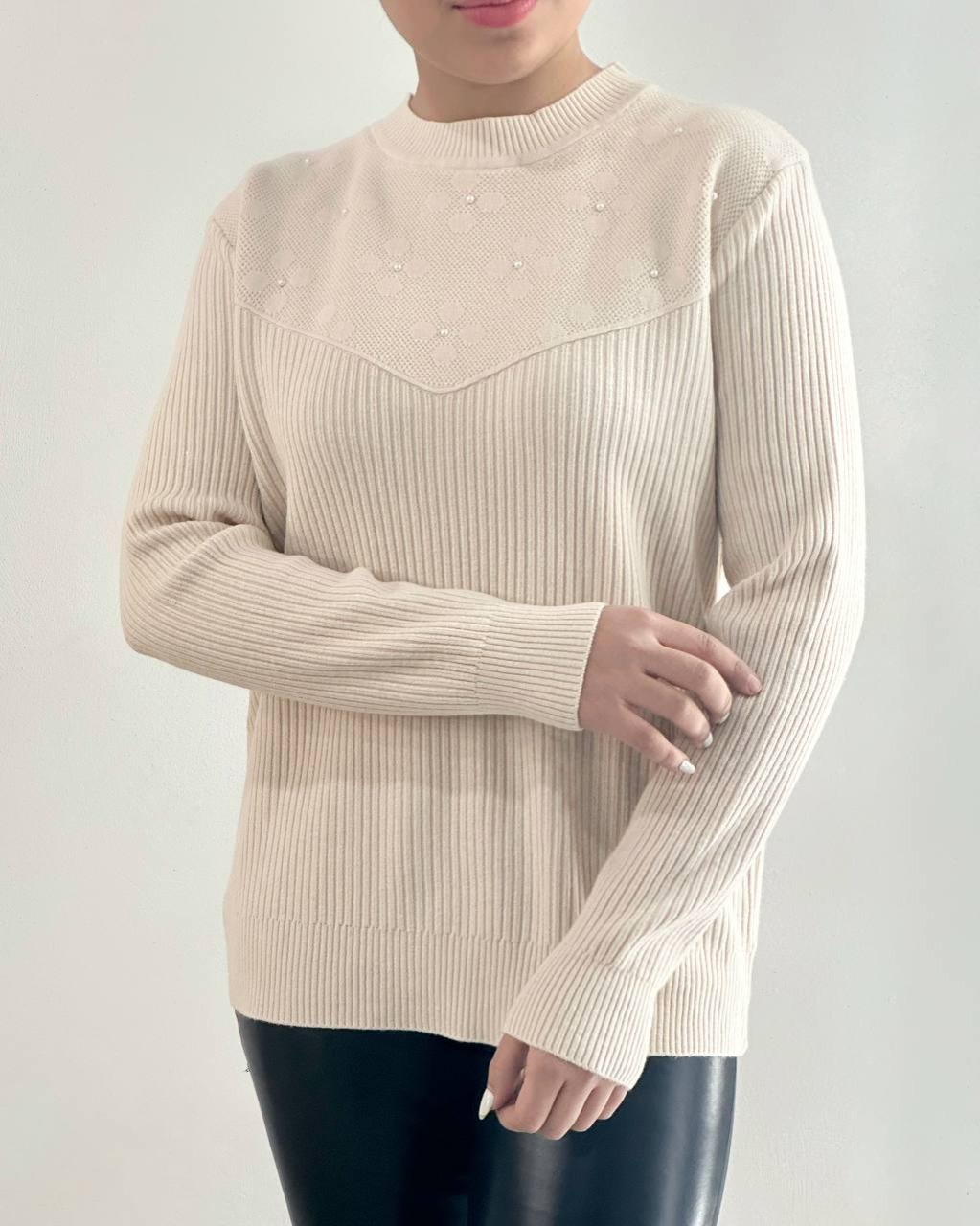 پلیور بافت مروارید کد 4461