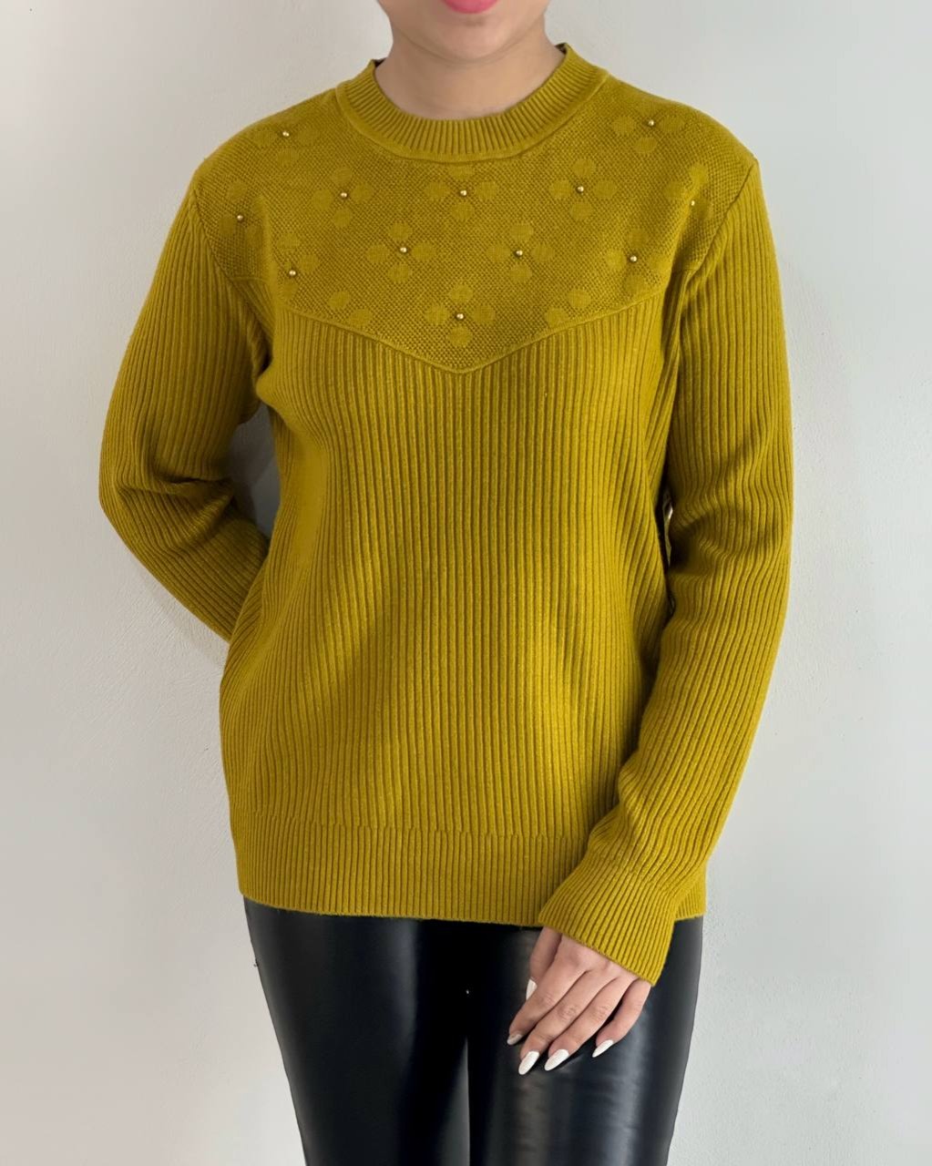 پلیور بافت مروارید کد 4461