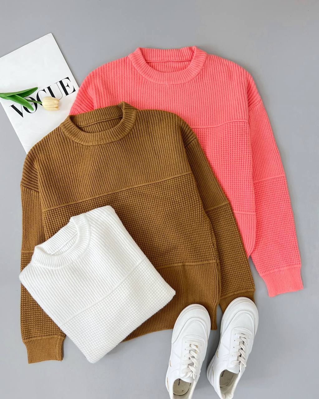 پلیور بافت 8 رنگ کد 4463