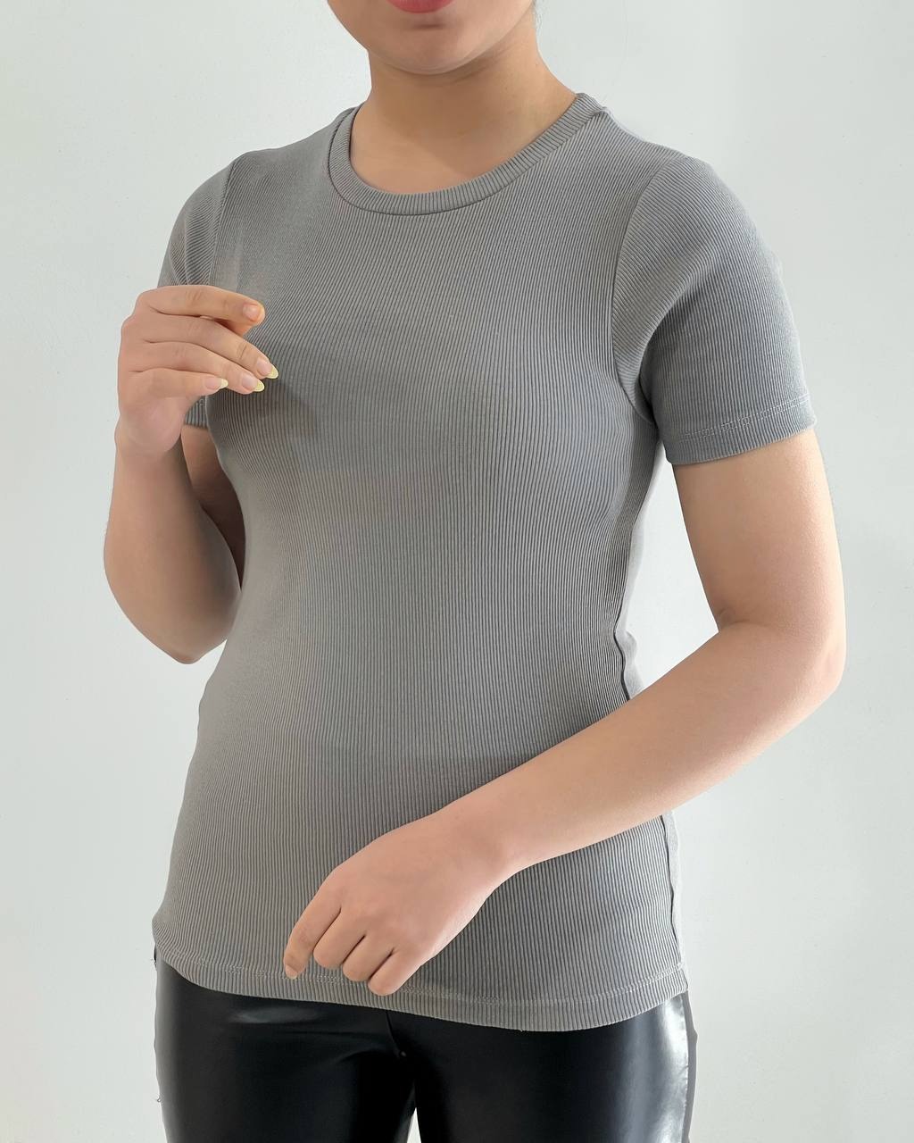 بلوز کبریتی یقه گرد کد 4470