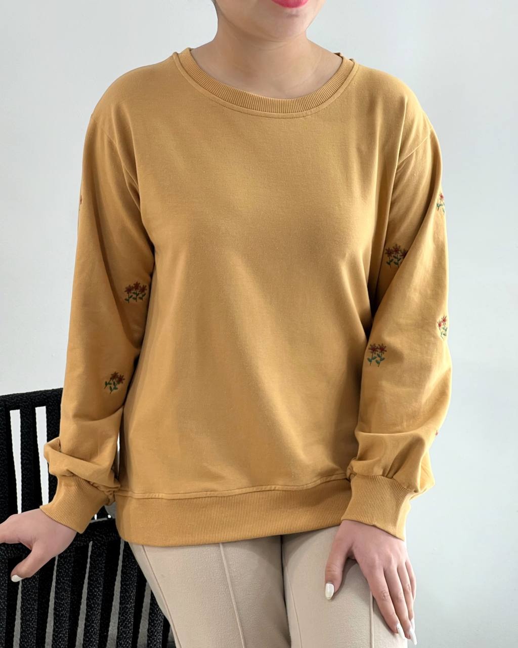 بلوز دورس آستین گلدوزی کد 4476