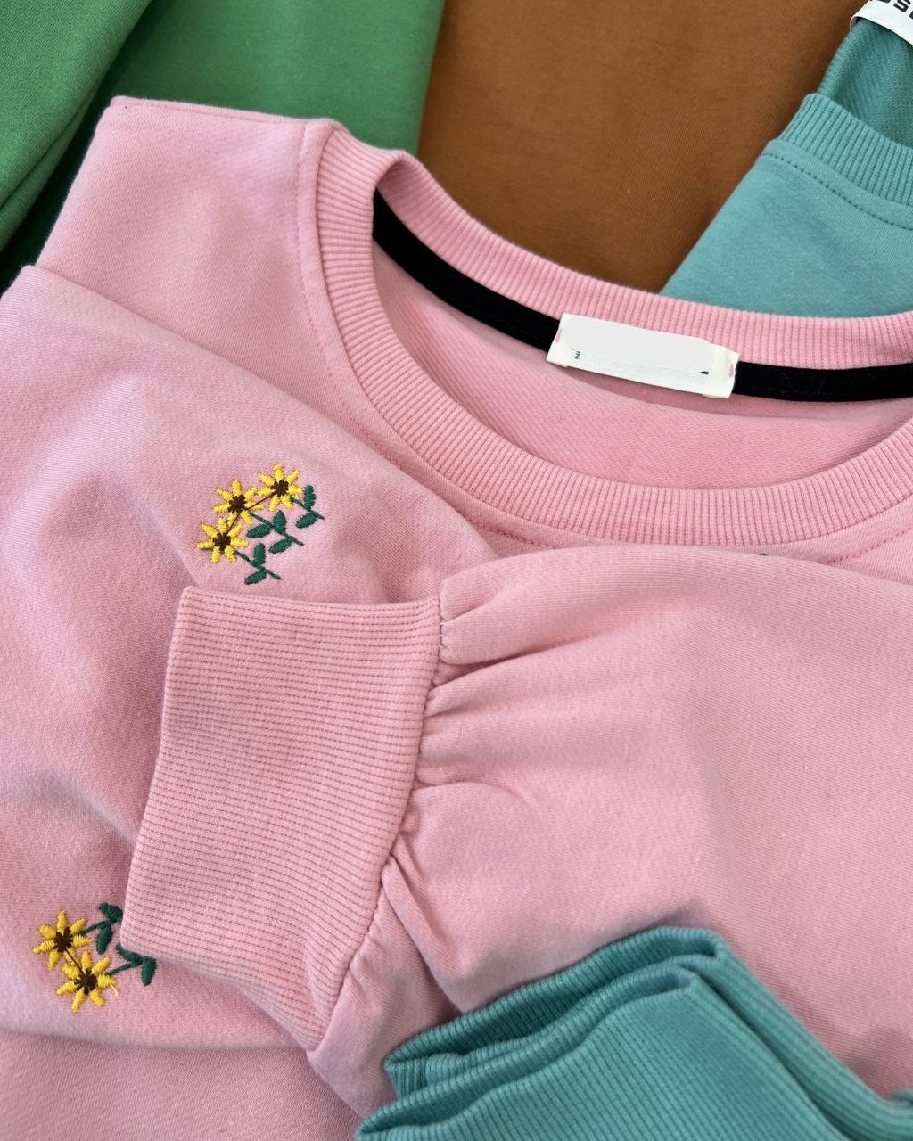 بلوز دورس آستین گلدوزی کد 4476