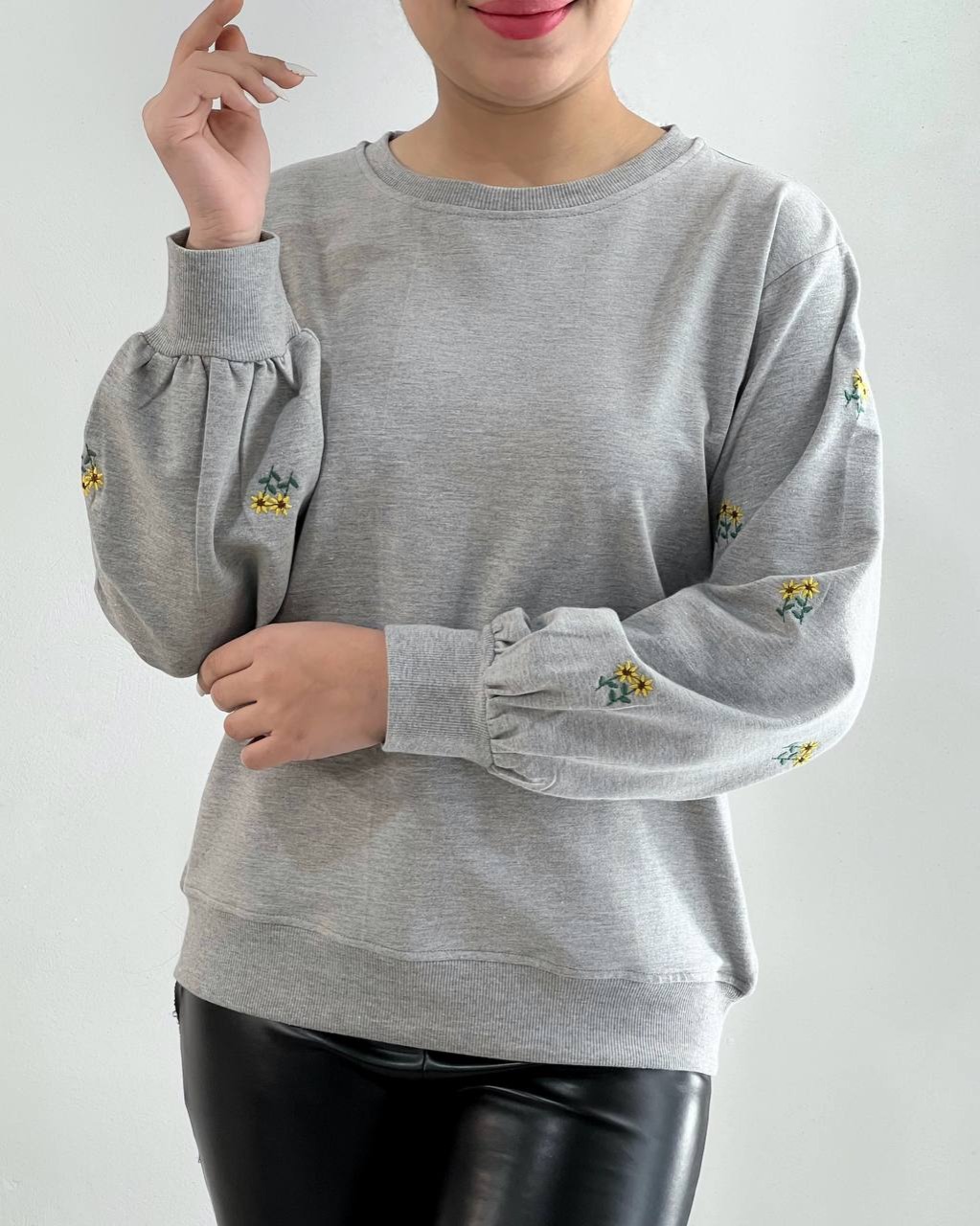 بلوز دورس آستین گلدوزی کد 4476