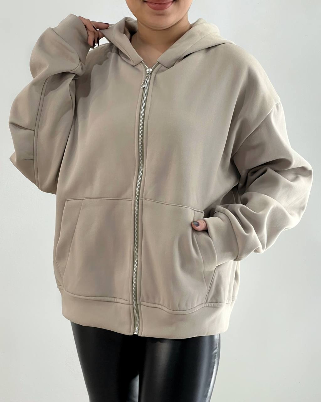 سویشرت جلو زیپ تو کرک کد 4479