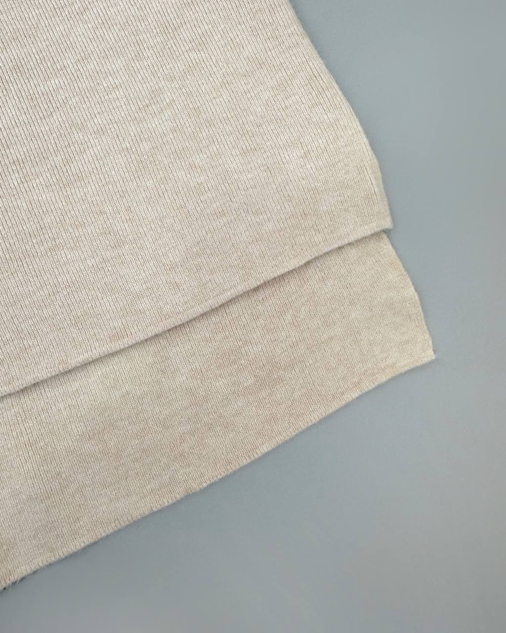 پلیور بافت آستین سه ربع گرم بالا کد 4482