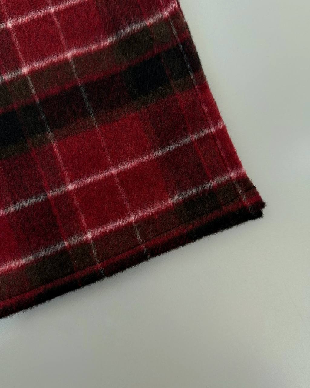 کفتان پشمی چهارخونه چری کد 4483